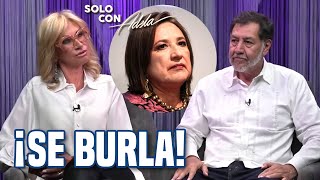 Noroña se fue duro contra Xóchitl Gálvez  Solo con Adela [upl. by Cutlor]