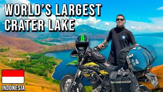 Exploring LAKE TOBA By Motorbike  Sumatra Indonesia Episode 33 [upl. by Aletsirc]