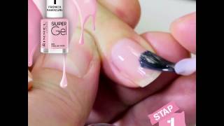 French Manicure Supergel Tutorial NL  Rimmel London [upl. by Brody]