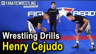 Wrestling Drills Henry Cejudo Develop Posture Position and Penetration [upl. by Latrice898]