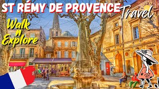 SaintRémydeProvence 🇫🇷 Beautiful Medieval Villages 🌞 French Village Walking Tour 🌷 [upl. by Carina]