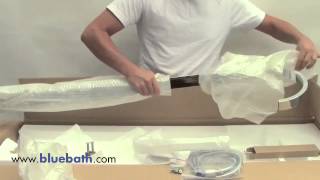 Tub Filler Faucet  Floor Installation  EAGO PL065 [upl. by Balliett]