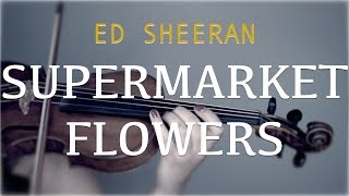 Ed Sheeran  Supermarket Flowers for violin and piano COVER [upl. by Atiuqer]