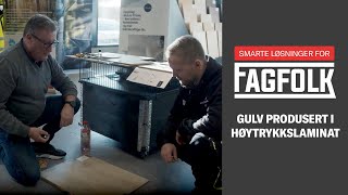 Fagfolk tester gulv i høytrykkslaminat fra Berry Alloc [upl. by Adnalu322]