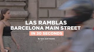 Las Ramblas in Barcelona [upl. by Rosenstein]