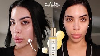 I tried d’Alba products for 7 days and THIS is what happened shocking results [upl. by Ahtanoj413]