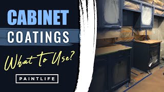 Cabinet Coatings What Paint Should I Use [upl. by Rysler]