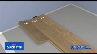 How to install Quick Step laminate flooring planks [upl. by Durnan]