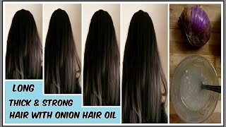 Onion Hair Oil  Fast Hair Regrowth Hair Loss Long amp thick hair [upl. by Dunston]