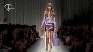 Milan Fashion Week SpringSummer 2010  Versace Fashion Show FashionTV  FTV [upl. by Merill]