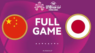 China v Japan  Full Basketball Game  FIBA U18 Womens Asia Cup 2024  Divison A  Group Phase [upl. by Potash391]