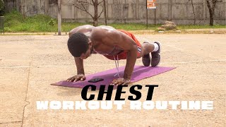 THE BEST HOME CHEST WORKOUT NO EQUIPMENTS NEEDED [upl. by Palma305]