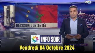 Info soir  Vendredi 04 Octobre 2024 [upl. by Yeldahc]