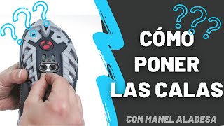 ❓Cómo poner las CALAS correctamente❓ posición y angulación correcta en el calzado de ciclismo [upl. by Noemys]