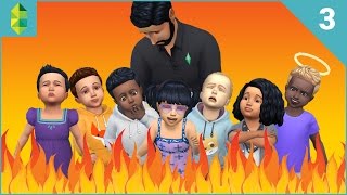 The Sims 4  SEVEN Toddler Challenge  Part 3 [upl. by Lleinad]