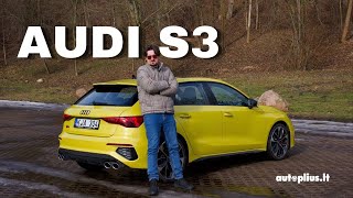 Audi S3 galia dinamika ir praktiškumas suderinama [upl. by Oiralednac859]