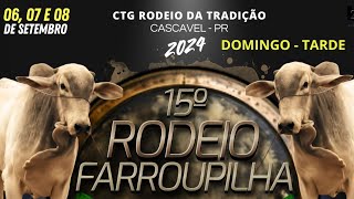 15° RODEIO FARROUPILHA  CTG RODEIO DA TRADIÇÃO  CASCAVELPR  06  07  08 DE SETEMBRO 2024 [upl. by Taggart]