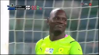 Best goal keeper in the World Denis OnyangoUganda Mamelodi Sundown vs Cape Town City penalties [upl. by Adel]