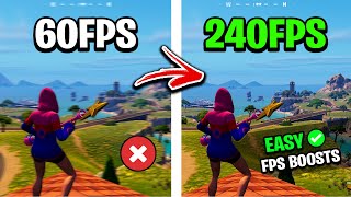 Fix FPS Drops amp BOOST FPS In Fortnite Chapter 5 Easy Steps [upl. by Ennaillek]