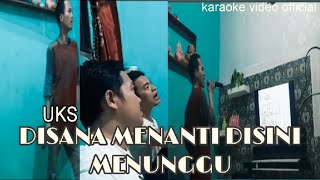 DISANA MENANTI DISINI MENUNGGU karaoke video official man zee [upl. by Carlson]