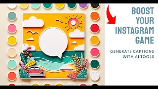 How to write caption on Instagram Post using AI  ai master [upl. by Ylrevaw]