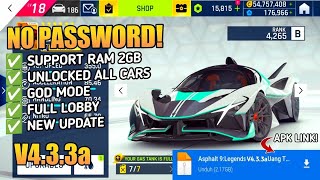 Asphalt 9 Mod Apk Gameplay  Unlimited Money All Cars Unlocked  4k Ultra Graphics For All Device [upl. by Anoblav]