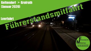 Deutschland Führerstandsmitfahrt 2020  SBahn München  Geltendorf  Grafrath Leerfahrt [upl. by Levenson]