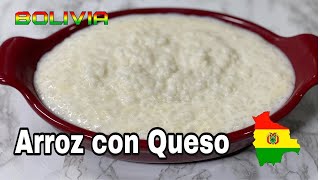 ARROZ CON QUESO BOLIVIANO🇧🇴 SUPER FACIL Y DELICIOSO [upl. by Emmalee162]