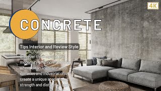 CONCRETE Interior Tips  Review Style [upl. by Sanyu]