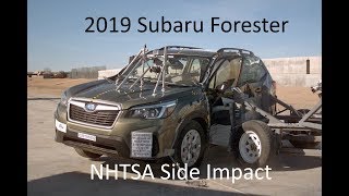 20192021 Subaru Forester NHTSA Side Impact [upl. by Padgett]