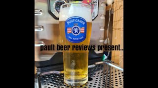 Puntigamer  BLADE Keg Lager  51 Full beer Review [upl. by Hymen142]