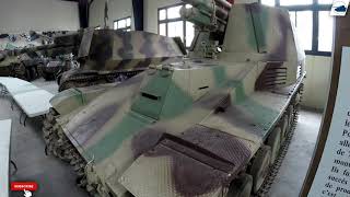 Wespe SdKfz 124  Walkaround  Saumur Tank Museum [upl. by Whitman145]