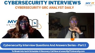 Cybersecurity GRC Interview Questions And Answers Series  Part 2 [upl. by Hamehseer]