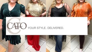 HOLIDAY LOOKS FROM CATO FASHIONS  PLUS SIZE TRYON HAUL [upl. by Stockmon]