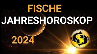 ⭐ FISCHE ⭐ JAHRESHOROSKOP 2024 VON KI [upl. by Nosyerg584]