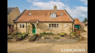 PROPERTY TOUR UK Spacious chalet house for sale Beachamwell Norfolk with Longsons Estate Agents [upl. by Ayrb]