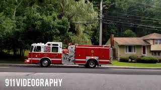 Bedford Fire Department Engine 4 And Medic 1 Responding [upl. by Jenette]