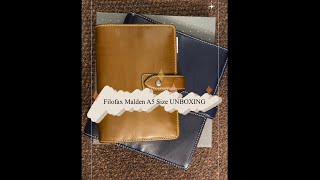 Filofax Malden A5 size UNBOXING 😊💕 파일로팩스 몰든 A5 6공 바인더 언박싱 [upl. by Wayne]