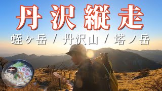 【丹沢縦走】神奈川登山の至宝！蛭ヶ岳・丹沢山・塔ノ岳を1泊2日で【山ごはん：鍋焼きうどん】23010708 [upl. by Anne546]