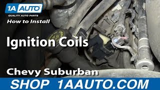 How to Replace Ignition Coil 0006 Chevy Suburban [upl. by Tnattirb157]