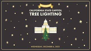 Governor Newsom amp First Partner Siebel Newsom Host the CA Capitol Virtual Tree Lighting Ceremony [upl. by Otiragram581]