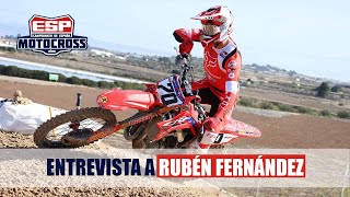 Motocross Entrevista Rubén Fernández [upl. by Ynaiffit]