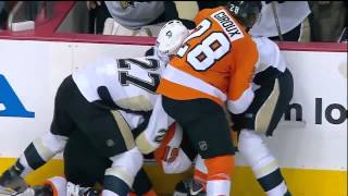 FULL Flyers vs Penguins Brawl ECQF Game 341512 [upl. by Dulcia289]