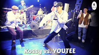 Final Kossy vs YOUTEE Toprock over live instruments MZK vs Rock Steady Crew [upl. by Lockwood90]