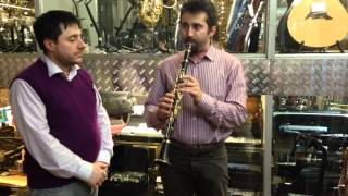 Prova del clarinetto Professionale Buffet Crampon RC Prestige con chiavi dorate usato [upl. by Iam668]