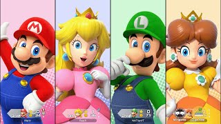 Super Mario Party Jamboree  Luigi vs Mario vs Peach vs Daisy  Goomba Lagoon [upl. by Cloe904]