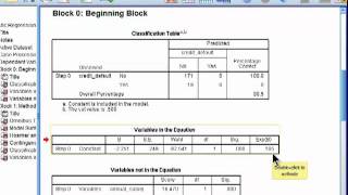 Logistic Regression  SPSS part 2 [upl. by Shepp]