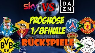 Champions League Rückspiele PrognoseVorschau Schafft Ajax und der BVB die Überraschung [upl. by Esinnej]