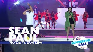 Sean Paul ft Dua Lipa  No Lie Live At Capital’s Summertime Ball 2017 [upl. by Eskil644]