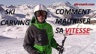 Comment faire un virage CARVING  coupé en SKI  maitriser la vitesse [upl. by Odla]